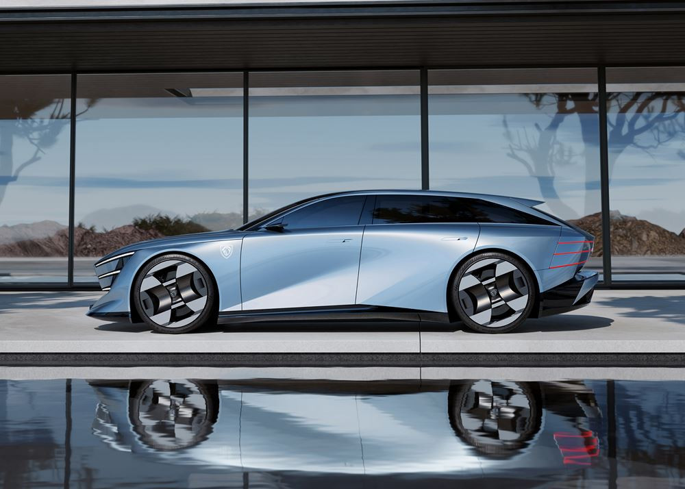 Le Concept 6 de Peugeot exprime la vision d'une grande berline de nouvelle génération