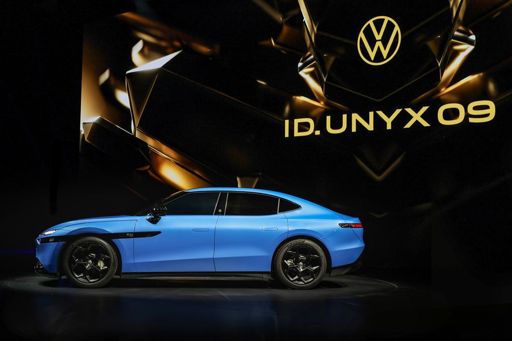 Le concept de berline électrique de 5 mètres de long ID. Unyx 09 de Volkswagen est proche du modèle de série