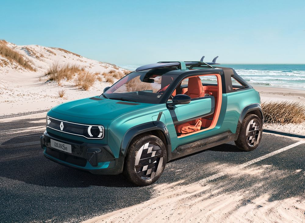 Le Renault 4 JP4x4 Concept revendique un esprit de baroudeur de loisir