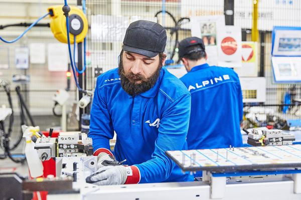 Usine Alpine de Dieppe: un site spécialisé dans l’assemblage d’un véhicule tout aluminium