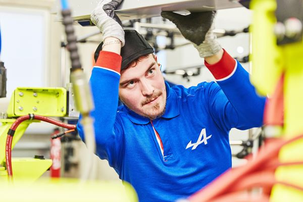 Usine Alpine de Dieppe: un site spécialisé dans l’assemblage d’un véhicule tout aluminium