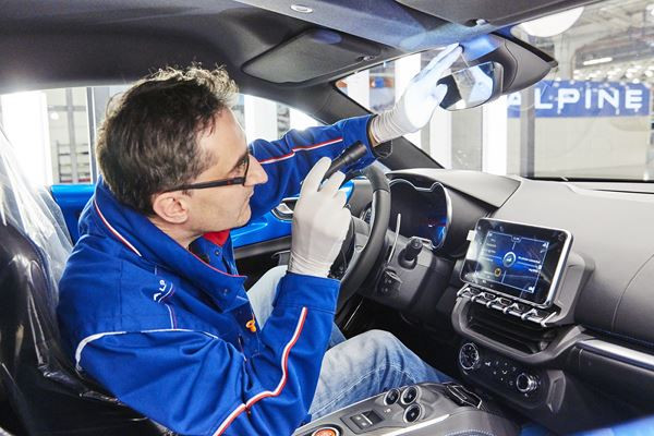 Usine Alpine de Dieppe: un site spécialisé dans l’assemblage d’un véhicule tout aluminium