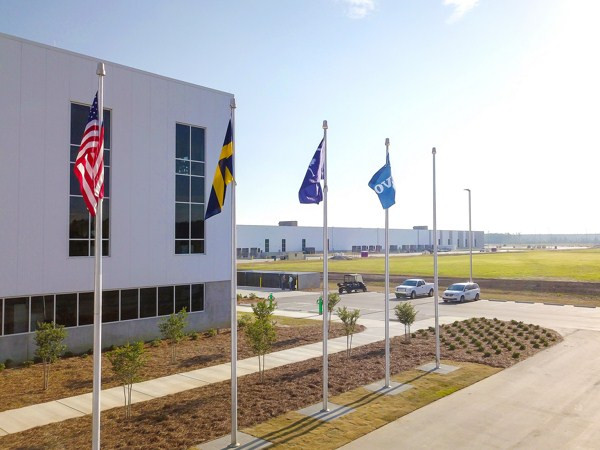L'usine américaine Volvo peut produire jusqu'à 150 000 véhicules par an