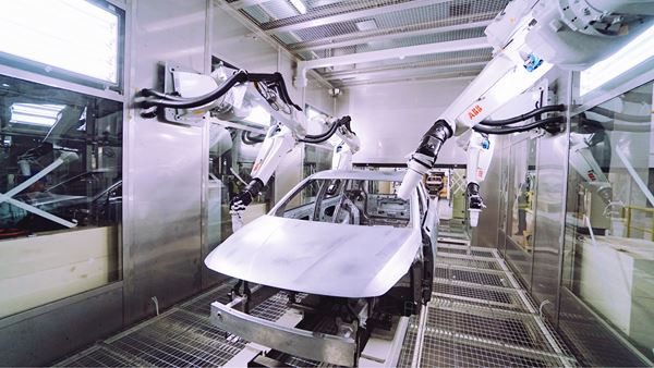 L’usine de fabrication Aiways en Chine intègre des technologies innovantes