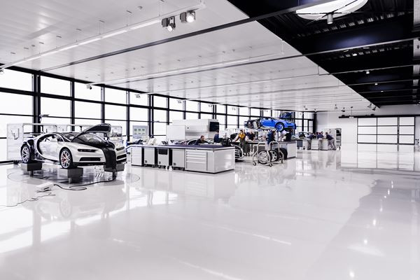 L’Atelier Bugatti de Molsheim se rapproche d’une chambre chirurgicale