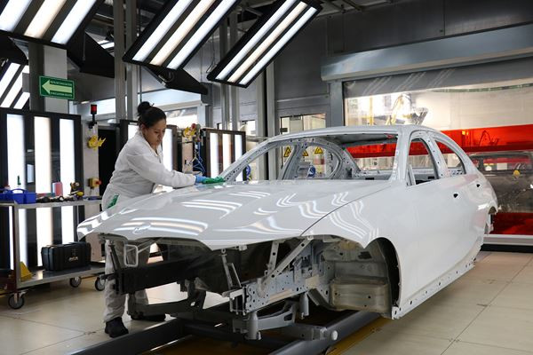 L'usine BMW San Luis Potosi au Mexique dispose d'une capacité de 175 000 véhicules