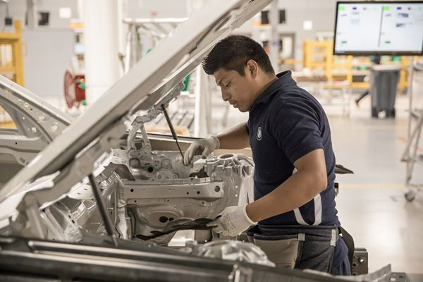 L'usine BMW San Luis Potosi au Mexique dispose d'une capacité de 175 000 véhicules