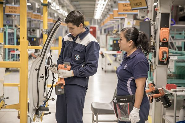 L'usine BMW San Luis Potosi au Mexique dispose d'une capacité de 175 000 véhicules