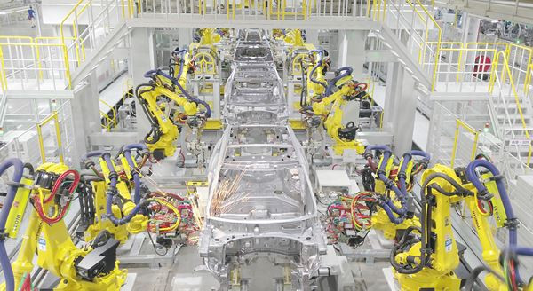 L'usine de production Kia en Inde peut produire jusqu'à 300 000 voitures par an