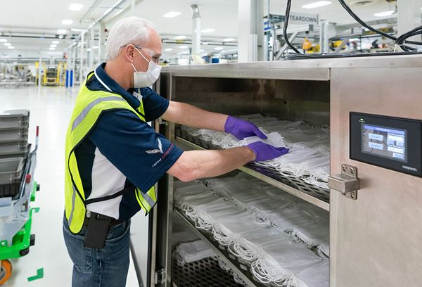 General Motors produit des masques destinés au personnel en première ligne