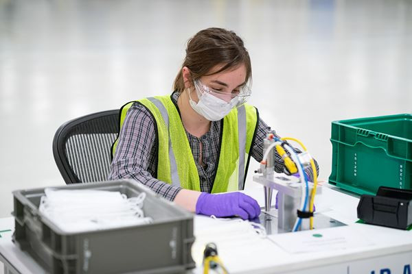 General Motors produit des masques destinés au personnel en première ligne
