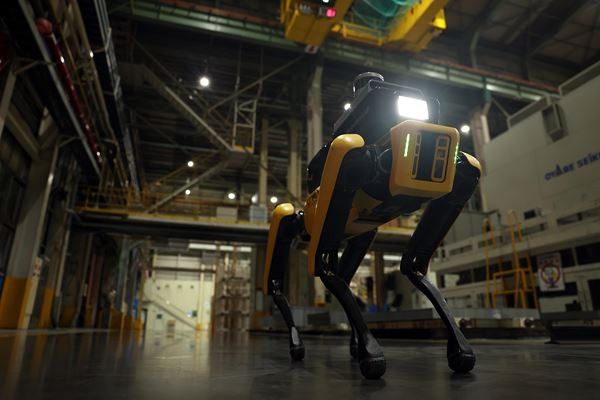 Un robot de service dédié à la sécurité de l'usine Kia en Corée du Sud