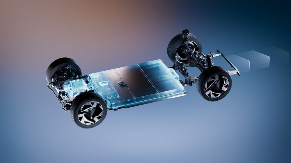 La plateforme électrique Renault RGEV Medium 2.0 est dotée d'une architecture de 800 volts