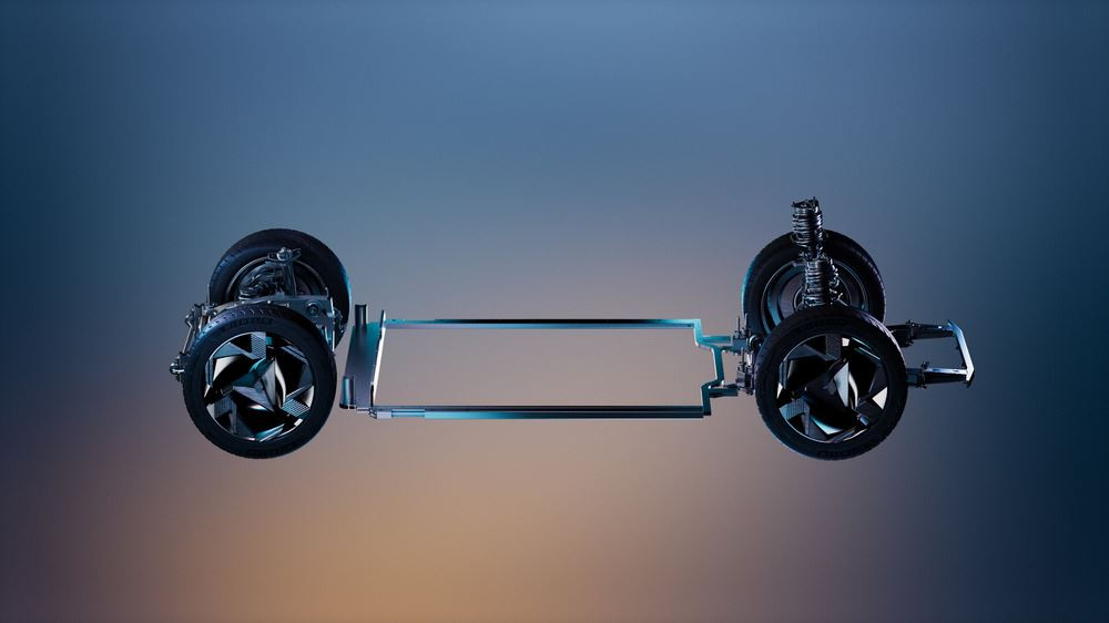 La plateforme électrique Renault RGEV Medium 2.0 est dotée d'une architecture de 800 volts