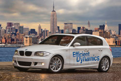 La BMW 118d élue «  Voiture écologique mondiale de l'année 2008 » par le WCOTY