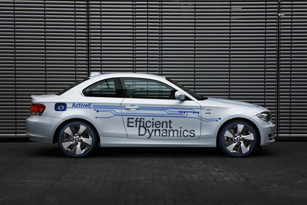 Un concept BMW Concept ActiveE à propulsion électrique présenté au salon de Détroit