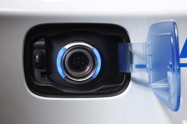 Un concept BMW Concept ActiveE à propulsion électrique présenté au salon de Détroit