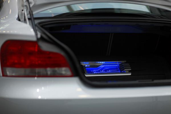 Un concept BMW Concept ActiveE à propulsion électrique présenté au salon de Détroit