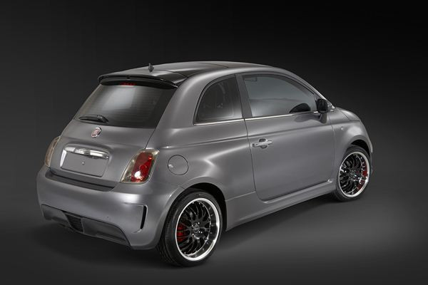 Fiat présente un concept de 500 électrique à Détroit
