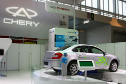 Chery et Better Place vont développer le véhicule électrique à batterie échangeable en Chine
