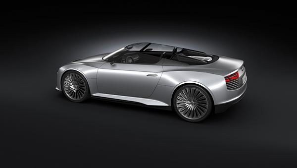Audi dévoile un concept de sportive découverte hybride diesel