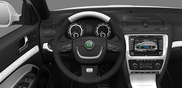 Skoda présente un concept d'Octavia électrique à Paris