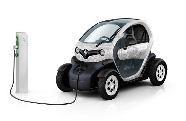 La version de série du Renault Twizy exposée au Mondial