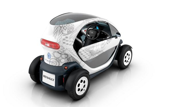 La version de série du Renault Twizy exposée au Mondial
