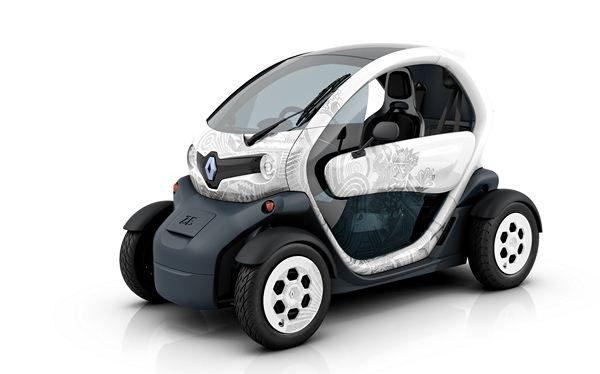 La version de série du Renault Twizy exposée au Mondial