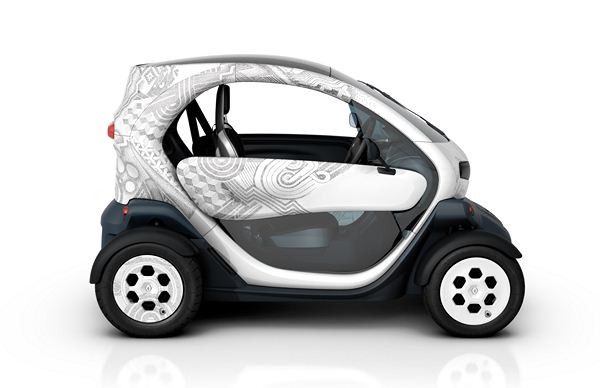 La version de série du Renault Twizy exposée au Mondial