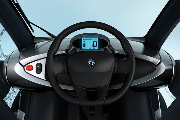 La version de série du Renault Twizy exposée au Mondial