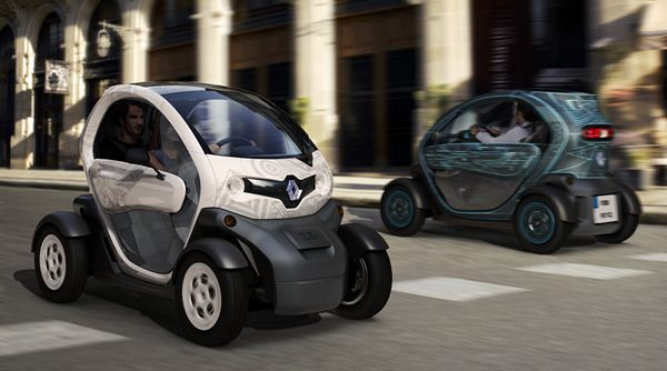 La version de série du Renault Twizy exposée au Mondial