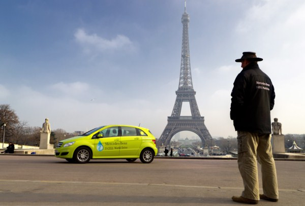 Un tour du monde de plus de 30 000 km en Mercedes Classe B F-Cell à pile à combustible