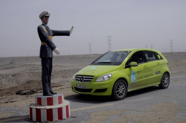 Un tour du monde de plus de 30 000 km en Mercedes Classe B F-Cell à pile à combustible