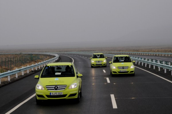 Un tour du monde de plus de 30 000 km en Mercedes Classe B F-Cell à pile à combustible