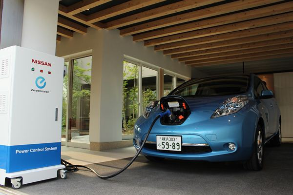 Nissan développe un système d'approvisionnement domestique en énergie via la Leaf