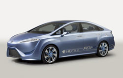 Un nouveau concept Toyota FCV-R à pile à combustible hydrogène à Tokyo