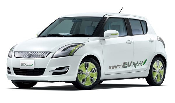 Une Suzuki Swift électrique équipée d’un alternateur entraîné par un moteur thermique