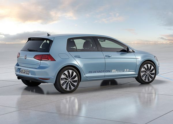Une étude de Volkswagen Golf BlueMotion qui consomme 3,2 litres aux 100 km