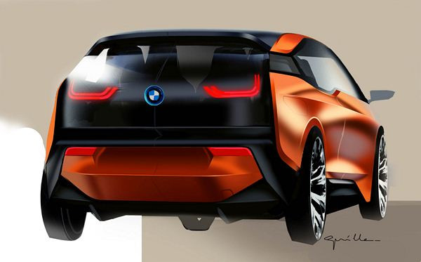 BMW présente la BMW i3 Coupé Concept au salon de Los Angeles