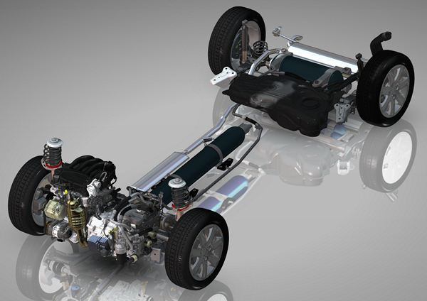 Un Peugeot 2008 HYbrid Air essence et air comprimé à 2,9 litres aux 100 km
