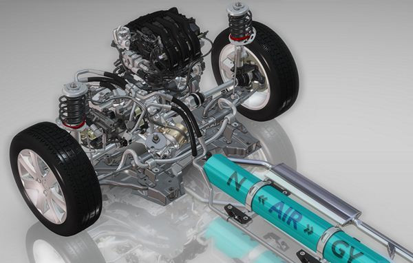 Un Peugeot 2008 HYbrid Air essence et air comprimé à 2,9 litres aux 100 km