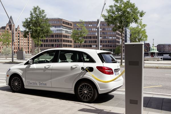 La Mercedes Classe B Electric Drive délivre un couple maximal de 340 Nm au démarrage