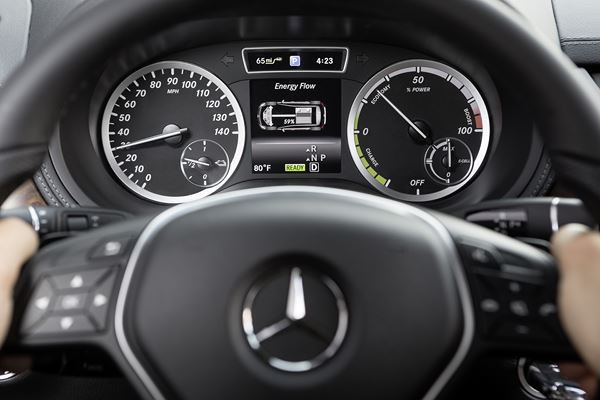La Mercedes Classe B Electric Drive délivre un couple maximal de 340 Nm au démarrage
