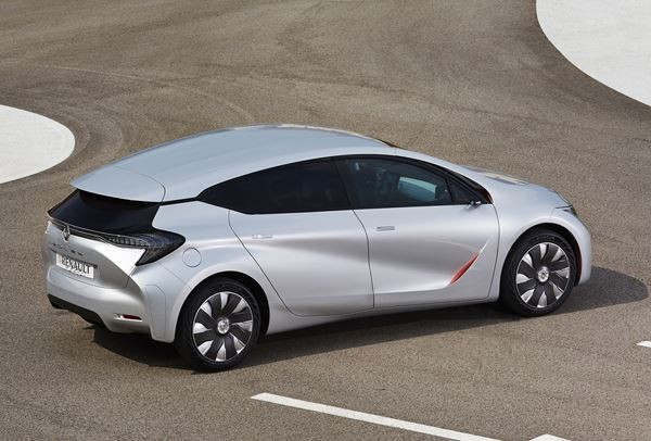 Le concept ultra-basse consommation Renault Eolab affiche une valeur de 1l/100 km