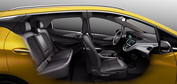 L’Opel Ampera-e électrique développe un couple de 360 Nm