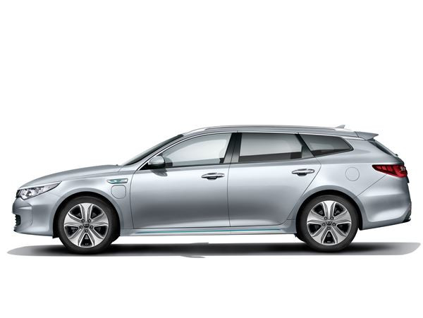 La Kia Optima SW hybride rechargeable revendique 60 kilomètres en électrique