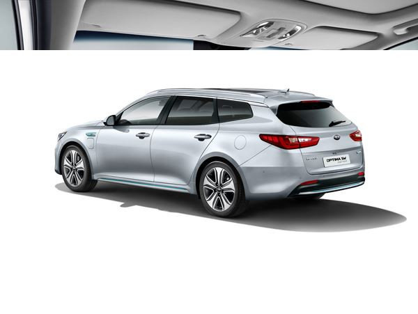 La Kia Optima SW hybride rechargeable revendique 60 kilomètres en électrique