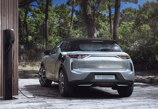 La DS 3 Crossback E-Tense électrique revendique une autonomie de 450 km NEDC