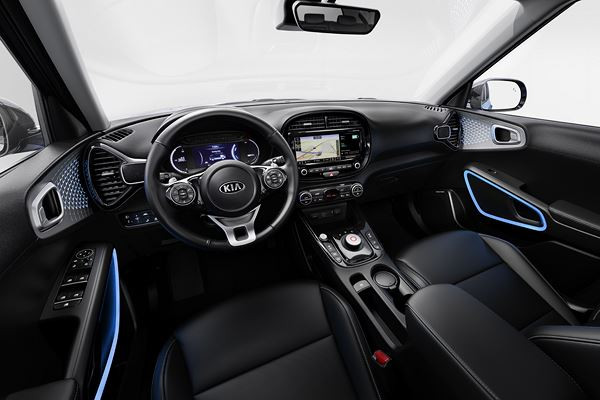 Le Kia e-Soul électrique embarque une batterie lithium-ion polymère de 64 kWh